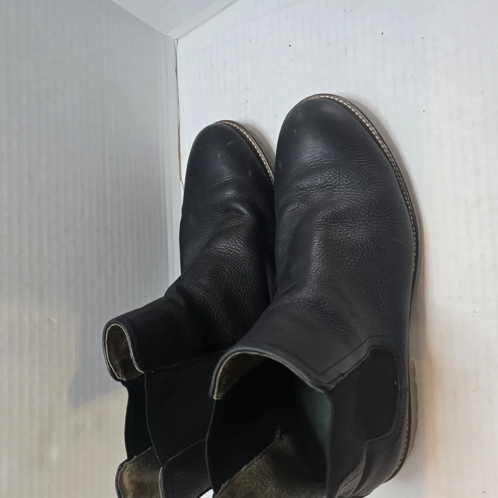 Black‎ Leather Ankle Boots